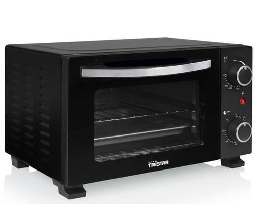 Mini-four Tristar OV-3610KL - Capacité : 10 L - 800 W - Chauffage par le haut et par le bas - Noir