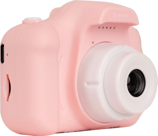 Camera Full HD pour enfants - Denver - Caméra Selfie - 40MP - Appareil photo numérique pour enfants - Photo et vidéo - Jeux - KCA1340 - Rose