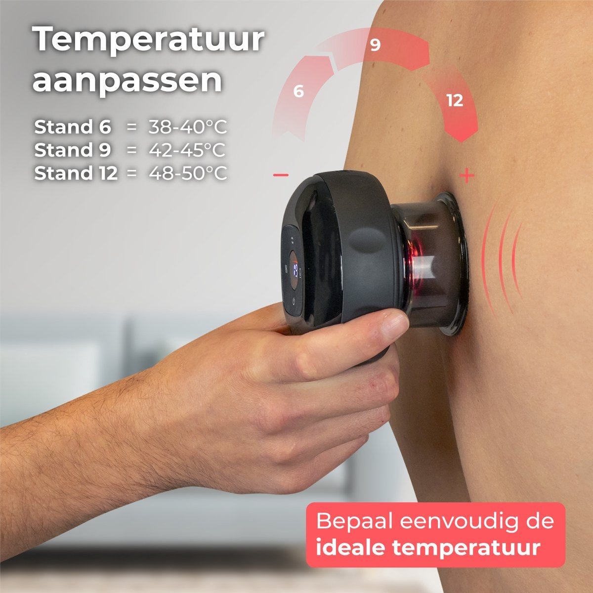Nuvance - Appareil électrique de massage de la cellulite - 12 niveaux et températures - eBook inclus - Corps entier - Cupping Cups Set Massage - Cellulite Cups - Hijama Cups - Anti Cellulite