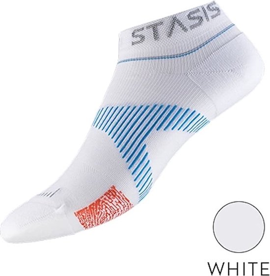 NeuroSocks NoShow blanc S (35-38) - - Chaussettes - bien-être - Au travail, pendant le sport et les loisirs - Motif Neuro Tech « VOXX HPT Pattern »