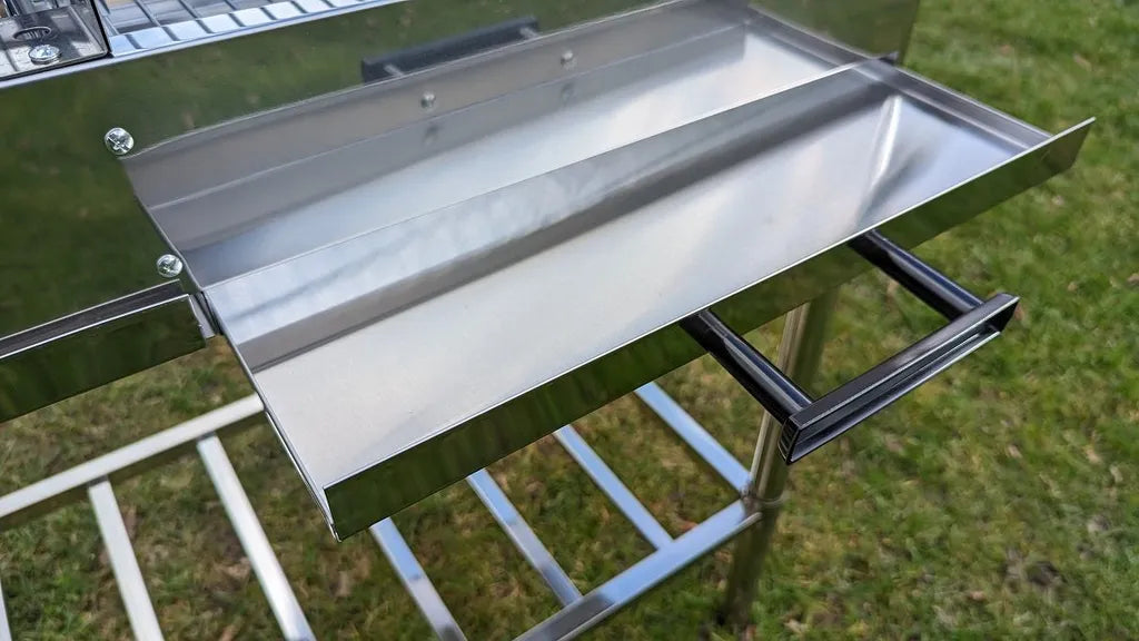 Table de barbecue - Garten - Évier autoportant - Évier de cuisine - Acier inoxydable - Table Extérieure - 100x50.5x87cm