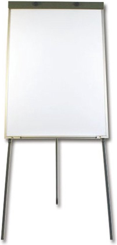 Tableau de conférence avec trombone - 70 x 100 cm - Surface du tableau magnétique et inscriptible