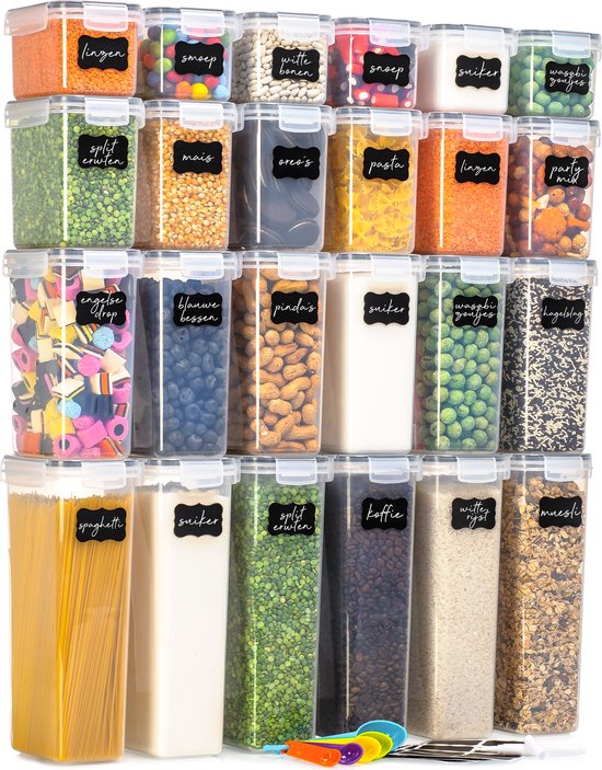 Pots à bouillon Stosh - Pots à bouillon - Pots à bonbons - 24 pièces - Sans BPA - Plastique