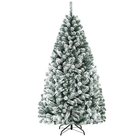 Arbre de Noël artificiel Snowy Coast  - Avec support métallique - 180 cm - Vert