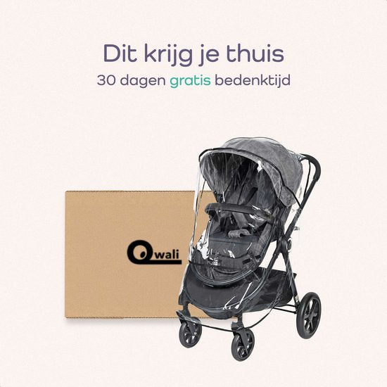 Qwali Rain Cover Pram Universal - Poussette - Rain Cover Buggy - Pram Accessories