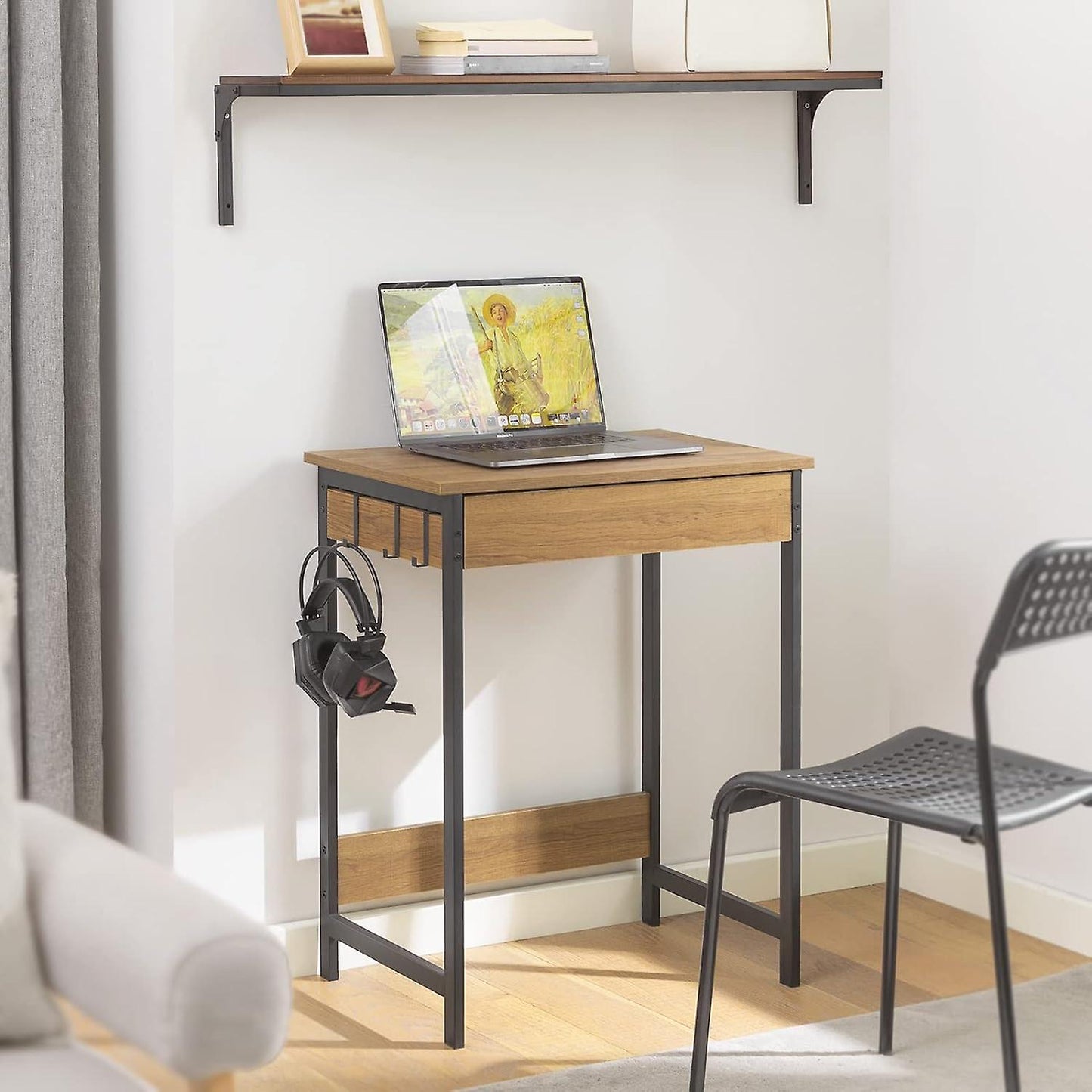SoBuy - bureau - Noir - 60x40x77 cm