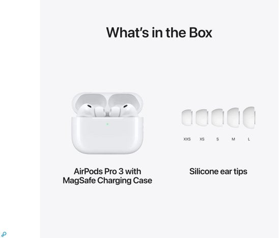 Apple AirPods Pro 3 - Écouteurs intra-auriculaires - USB-C