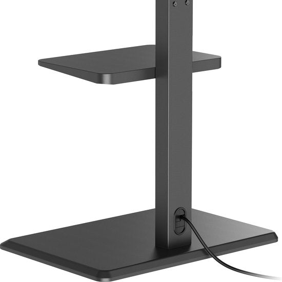 Support TV universel VDD Gaming - Rotatif & Réglable en hauteur - Pour 37 à 75 pouces - Noir
