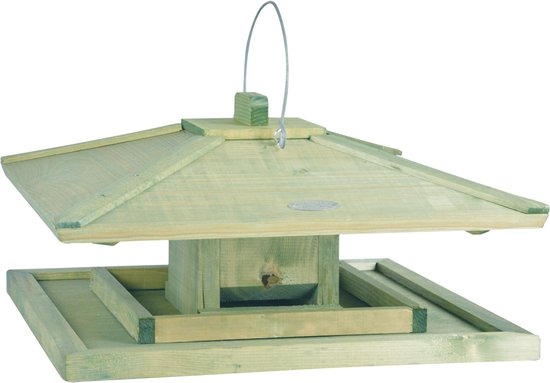 Mangeoire à oiseaux Esschert Design - Vert - 21 cm x 38,5 cm x 21 cm