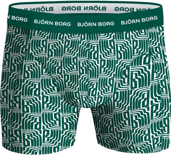 Boxers Björn Borg en coton stretch - boxers pour homme, longueur standard (lot de 5) - multicolores