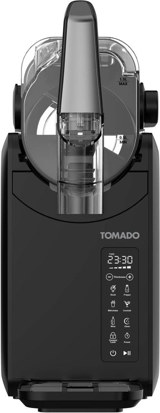 Tomado TSM2002B - Machine à granulés - Machine à granulés 5 en 1 - Slush Puppy - 2 litres de granulés - Jusqu'à 12 heures de boissons glacées - Commande tactile - Noir