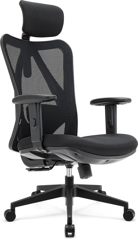 Chaise de bureau ergonomique LifeGoods - Noir