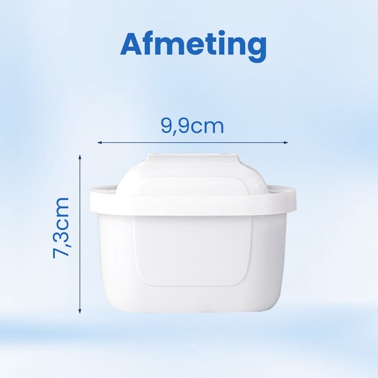 Saaf Cartouches filtrantes pour Brita - 6 pièces - Filtre à eau - Filtre pour a.o. Maxtra - Blanc