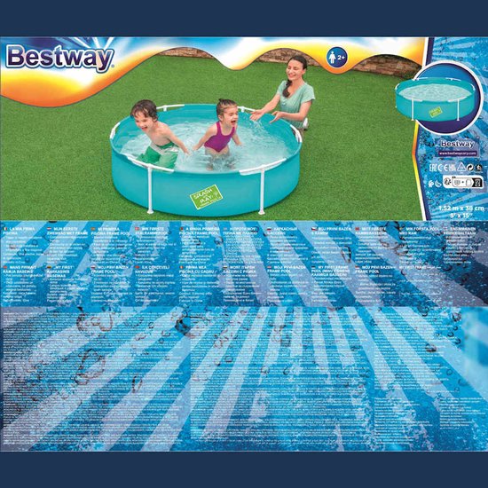 Piscine Bestway « My First Frame Pool » 152 cm