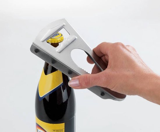 Wenko Ouvre-boîtes multifonction 6 en 1 en acier inoxydable