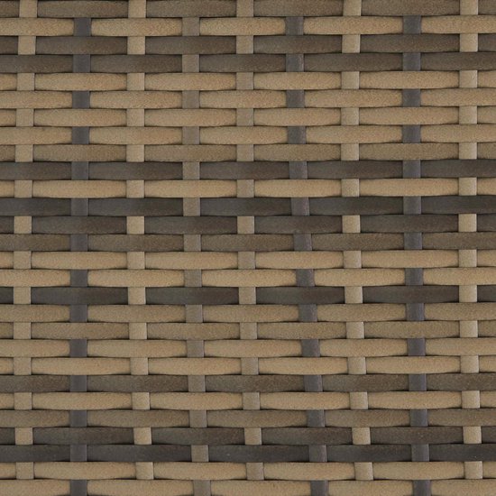 tectake® - Ensemble de jardin en osier Palese - Groupe de sièges pour 4 personnes - Ensemble de meubles de jardin avec banc de salon, table de jardin et 2 chaises de jardin, y compris les coussins d'assise - Meubles de jardin - Résistant à l'eau - Gris