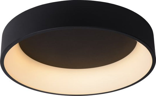 Lucide TALOWE LED - Plafonnier - Ø 60 cm - LED Dimmable - 1x42W 3000K - Noir