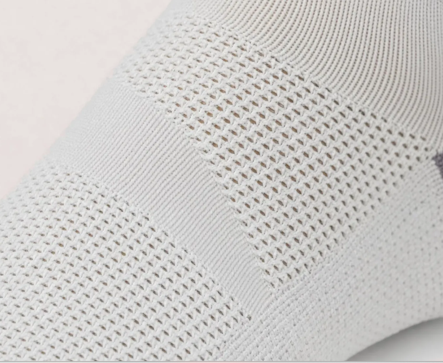 Chaussettes Fibershirts - Blanches - Courtes - Antidérapantes, anti-odeurs