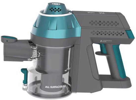 Candy ALL SURFACES 10 CAS10GC 011 Aspirateur sans sac à batterie, pour poussière et textiles, sans sac, 0,7 l, Titanium