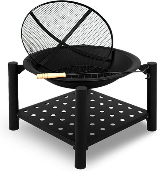 Gardebruk Firebowl - Ø55cm Stake Spark Grid Lid - Black