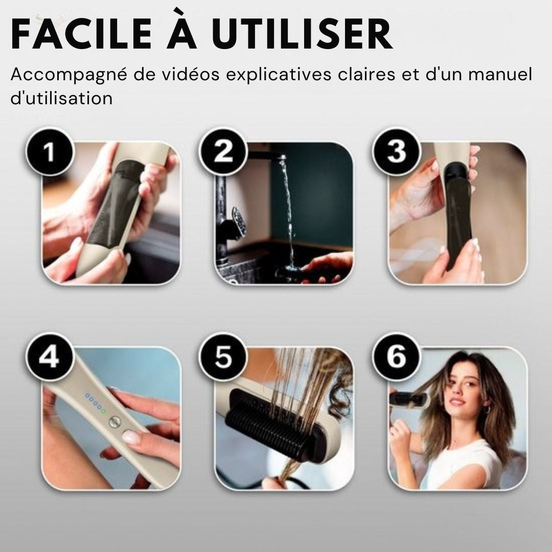 Lisseur à vapeur - Sansbeauté® Steam - Lisseurs à vapeur - Cremé