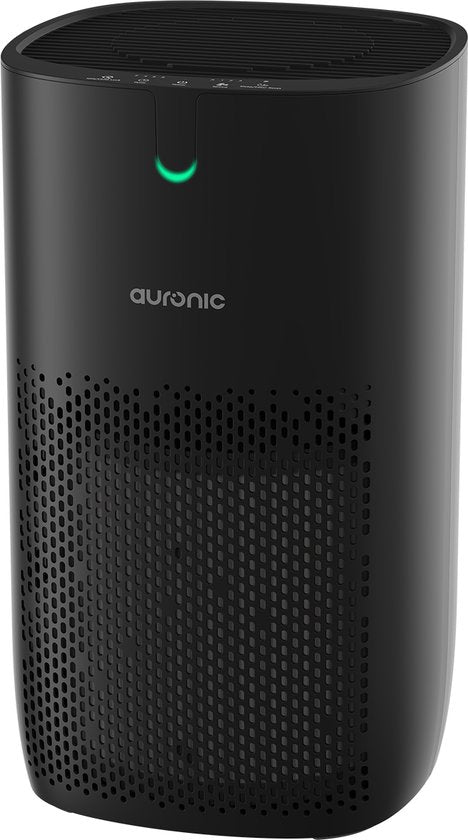 Auronic Air Purifier Fresh Pro - Avec filtre HEPA 13 - 300 m³/h - 65 m² - Filtre à charbon - 3 étapes - Purificateur d'air - Noir