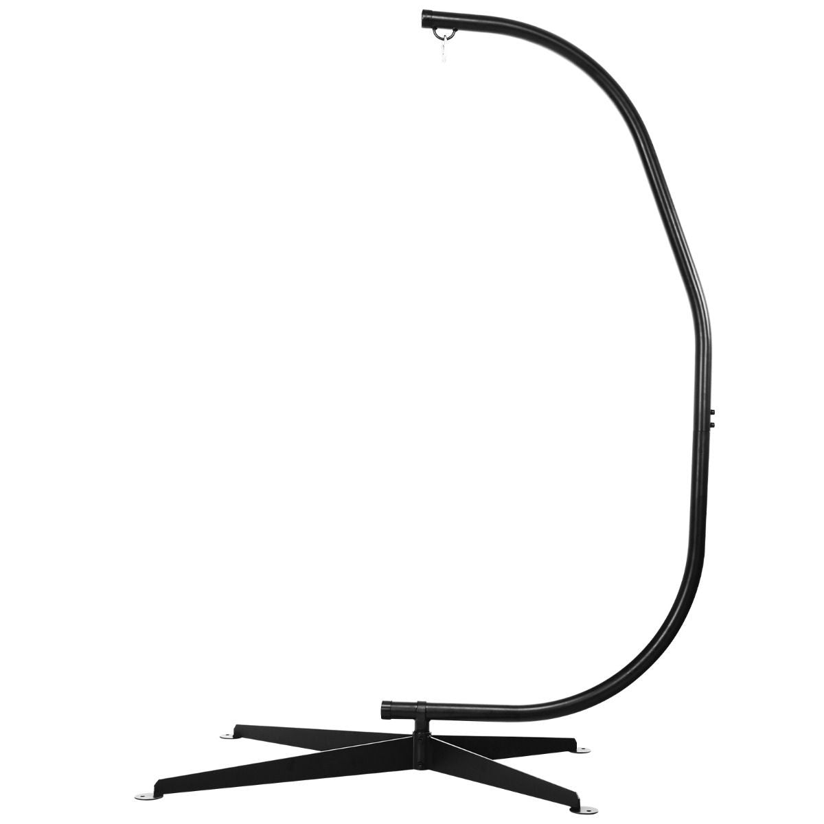 Coast C-shaped Hanging Chair Stand - 207cm - 150kg Weight Capacity - Black