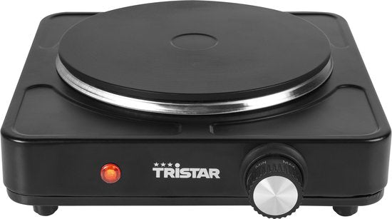Plaque de cuisson électrique Tristar 1 500 W - KP-6151 - 1 zone de cuisson - Autonome - Noir