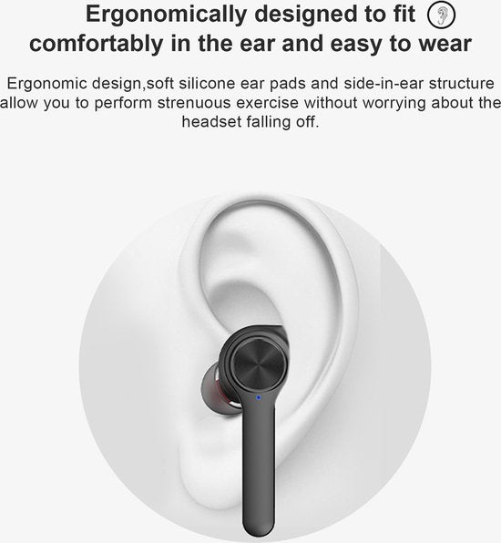 Écouteurs Bluetooth sans fil Lenovo HT20 - Noir