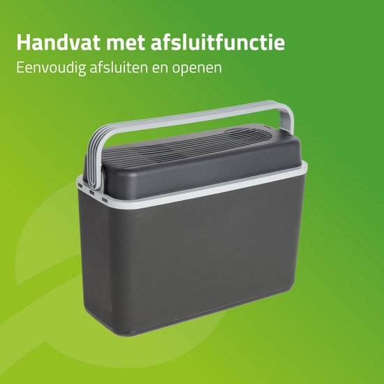 Bo-Camp - Glacière de voiture - Arctique - Gris - Polyéthylène - 12 Volt - 12 Litre