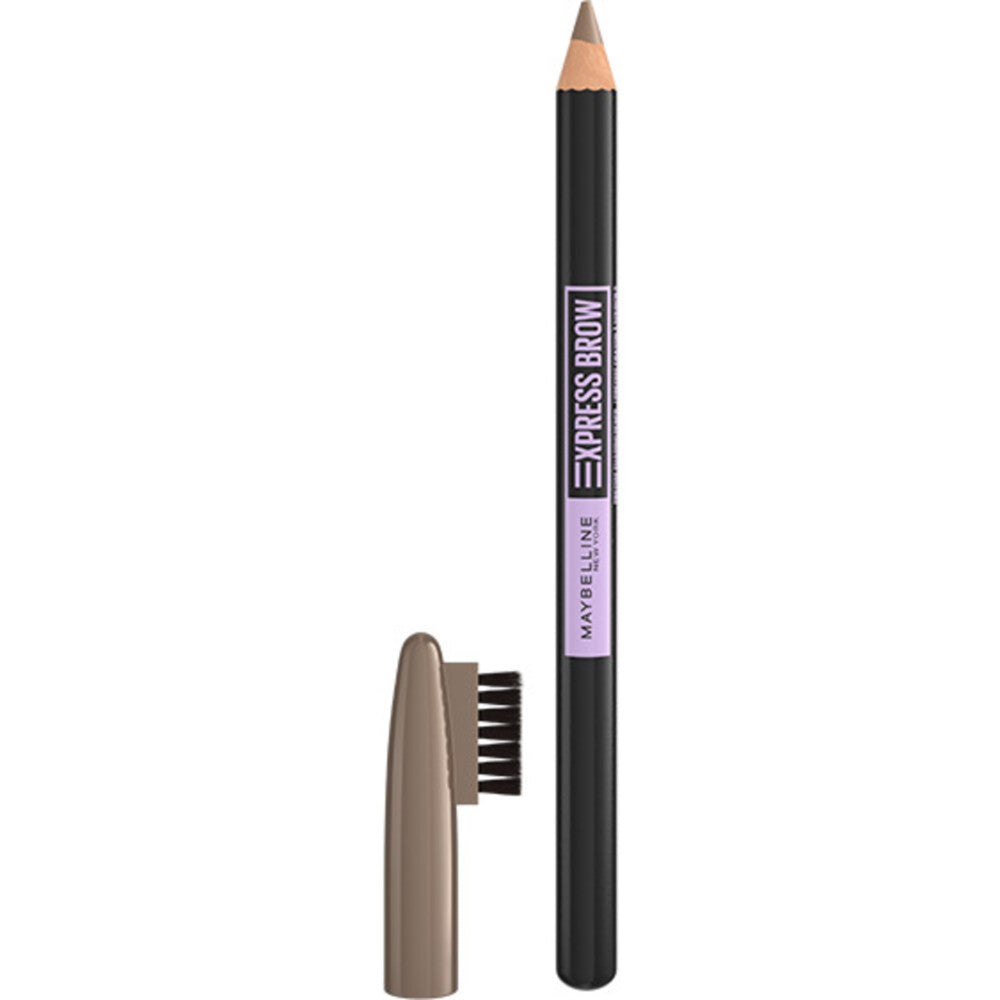 Crayon à sourcils Maybelline Express Brow - 01 Blonde - À tailler, avec brosse - Formule à base de cire