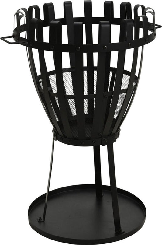 Ambiance - Panier à feu avec grille de barbecue