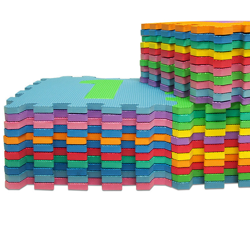 Tapis de Jeu - Merkloos - Puzzle en Mousse Alphabet et Chiffres 86 pièces 36 Dalles - 30x30cm - Bébé Enfant Bas âge