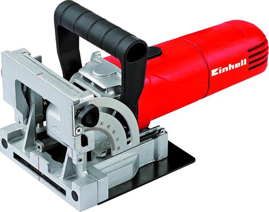 Fraiseuse à lamelles Einhell TC-BJ 900 - 860 W - 11 000 tr/min - Ø 100 x 22 x 3,8 mm - Max. Profondeur de fraisage : 14 mm - Réglages d'angle : 0°-90° - Sac à poussière inclus