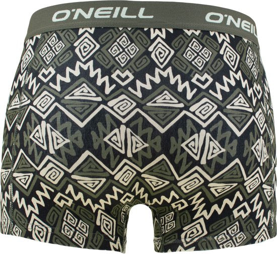 O'Neill boxers 3P hommes ikat & plain green - Taille S