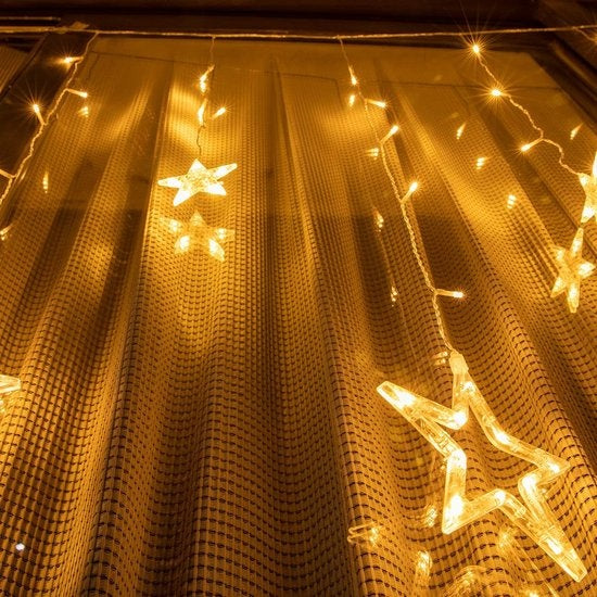 Giftmas Star Curtain - lumières de Noël - 2.5m