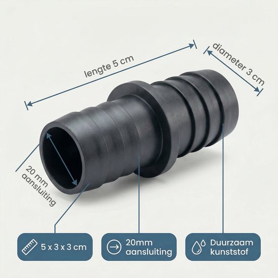 Raccord de drainage Cheqo® - Raccord de drainage - Raccord droit de drainage - Connecteur de drainage - Raccord de drainage - Manchon de drainage - Raccord de réduction de drainage - Raccord droit de drainage