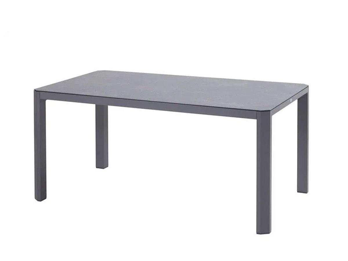 Table à manger Hartman Lille HPL - Durable et résistante aux intempéries - 160 x 90 cm