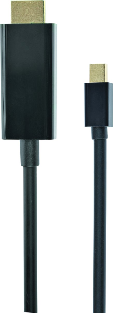 Câble Gembird Mini DisplayPort vers HDMI - 1,8 mètre - Compatible 4K - Noir