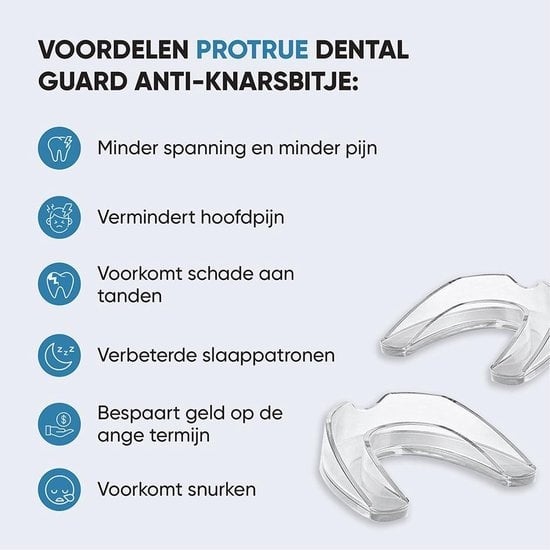 Whitee 4x Anti Grind bit in 2 Sizes - Night brace - Teeth grind bit - Bite guard against Teeth grinding & Bruxism