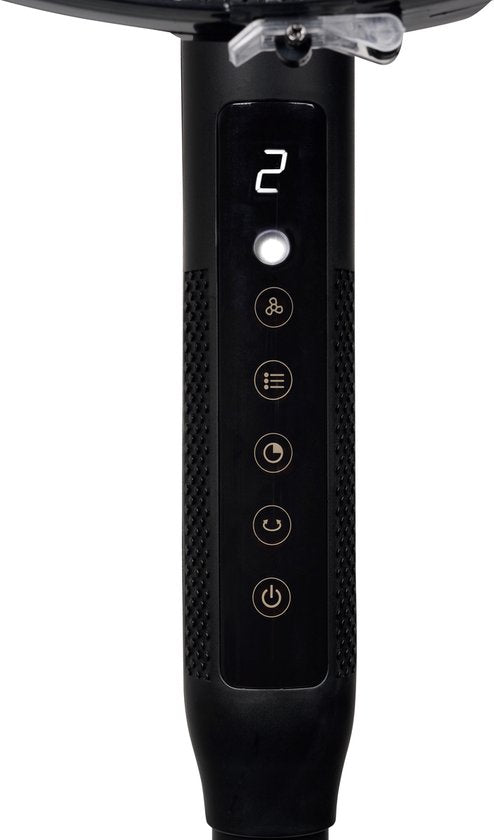 Ventilateur sur pied 3-en-1 Tristar - 40 cm - Avec télécommande - 9 vitesses - 3 modes de ventilation avec mode veille et minuterie - Oscillant - VE-5796