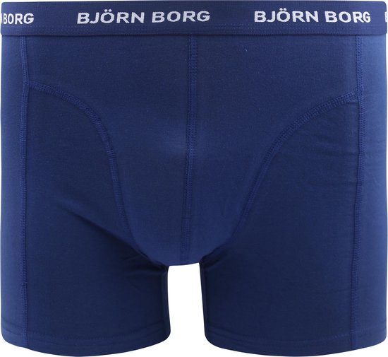 Bjorn Borg Boxers Cotton Stretch 5-Pack Blue - Taille S - Hommes - Boxer Shorts