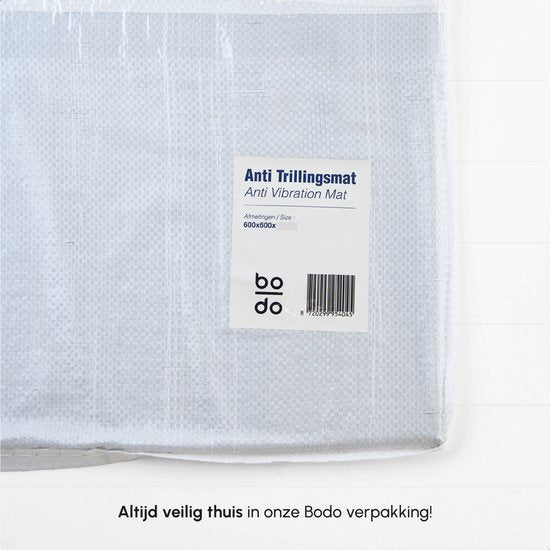 Bodo® Tapis anti-vibrations Machine à laver et sèche-linge - 60x60x2cm