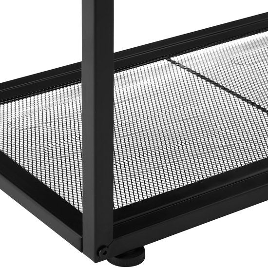tectake® - Table d'appoint Halifax - table basse - industriel foncé - 404271