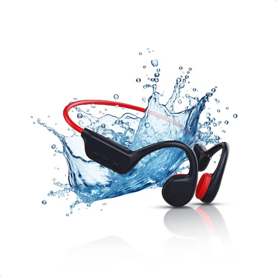 Tech Essentials Hydro X10 - Ecouteurs de sport - Sans fil - Oreille ouverte - IPX8 - 32GB - Ecouteurs à conduction osseuse - Ecouteurs - Course - Bluetooth
