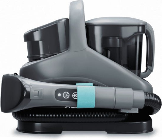 Achaté Nettoyeur de taches 5 en 1 Pro - Fonction vapeur et eau chaude - 1300 W - 45,5 x 38,8 x 33 cm - Gris