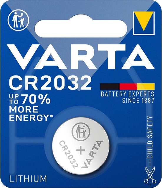 Varta CR 2032 - Pile bouton au lithium - 3 volts - 1 pièce
