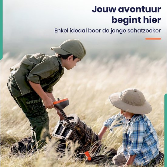 ODESSEY Détecteur de métaux pour enfants - Kit de démarrage - Sans fil - Enfants - Junior Huntsman