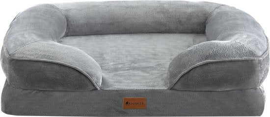 Juskys Panier pour chien / panier pour chat Sheena M - 72 x 60 cm - Gris