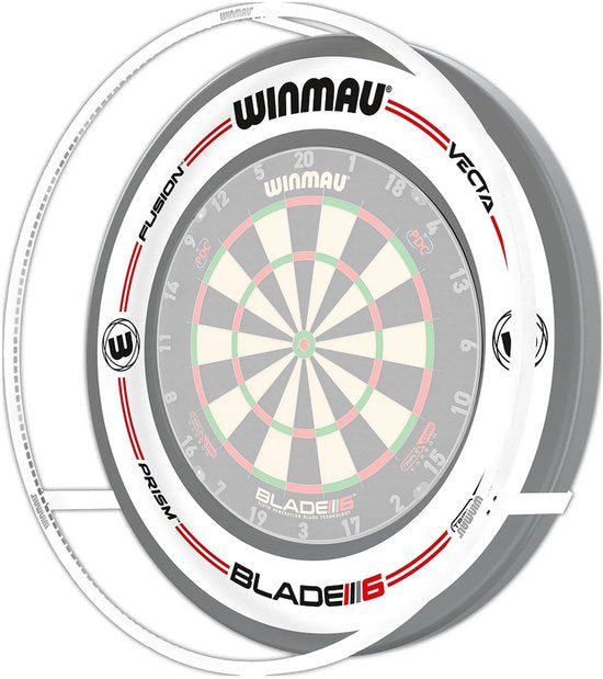 Ensemble Winmau Plasma Ice Light Pro-Line Surround, blanc